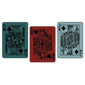 Sizzix Tim Holtz 3 pcs Alteration Texture Trades Poker Face Set